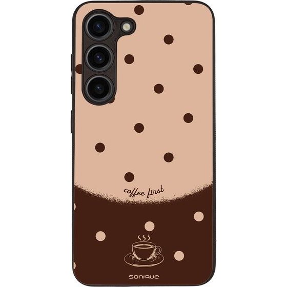 Sonique ���� Delulu Polka Era Series ��� Samsung Galaxy S23 Coffee First