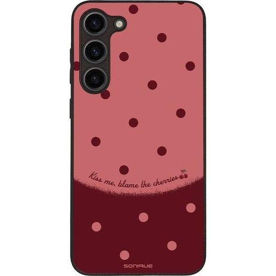 Sonique ���� Delulu Polka Era Series ��� Samsung Galaxy S23 Plus Blame Cherries