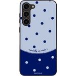 Sonique ���� Delulu Polka Era Series ��� Samsung Galaxy S23 Plus Blue Mentally