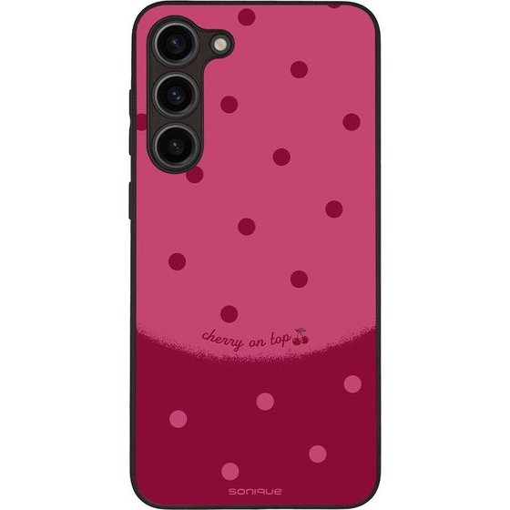 Sonique ���� Delulu Polka Era Series ��� Samsung Galaxy S23 Plus Top Cherry