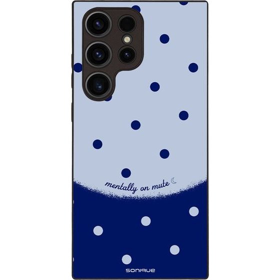 Sonique ���� Delulu Polka Era Series ��� Samsung Galaxy S23 Ultra Blue Mentally