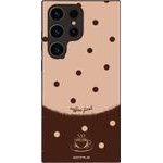 Sonique ���� Delulu Polka Era Series ��� Samsung Galaxy S23 Ultra Coffee First