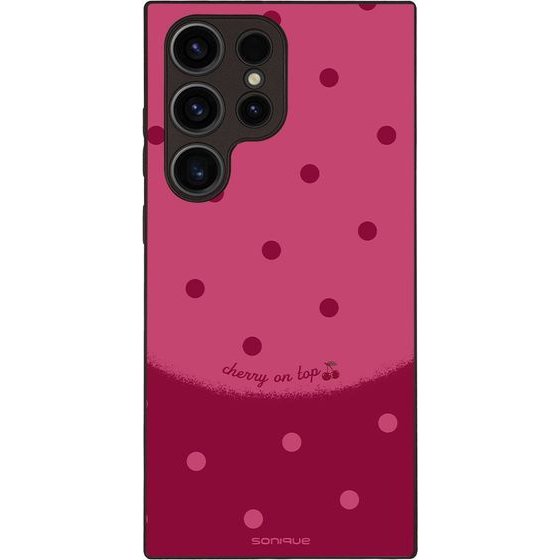 Sonique ���� Delulu Polka Era Series ��� Samsung Galaxy S23 Ultra Top Cherry