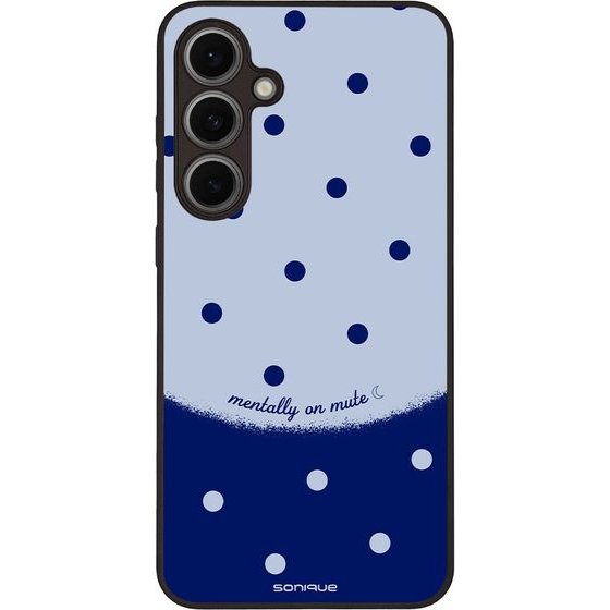 Sonique ���� Delulu Polka Era Series ��� Samsung Galaxy S24 Fe Blue Mentally