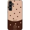 Sonique ���� Delulu Polka Era Series ��� Samsung Galaxy S24 Plus Coffee First
