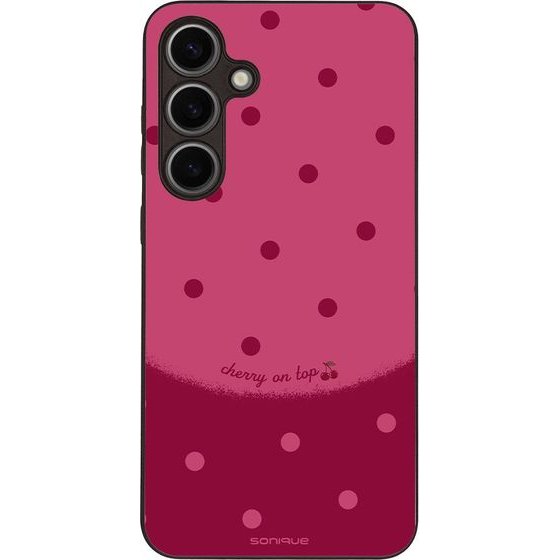 Sonique ���� Delulu Polka Era Series ��� Samsung Galaxy S24 Plus Top Cherry
