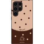 Sonique ���� Delulu Polka Era Series ��� Samsung Galaxy S24 Ultra Coffee First
