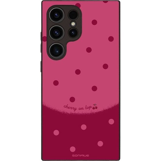 Sonique ���� Delulu Polka Era Series ��� Samsung Galaxy S24 Ultra Top Cherry