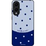 Sonique ���� Delulu Polka Era Series ��� Samsung Galaxy S25 Edge Blue Mentally