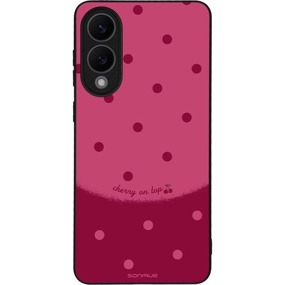 Sonique ���� Delulu Polka Era Series ��� Samsung Galaxy S25 Edge Top Cherry