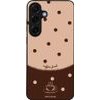 Sonique ���� Delulu Polka Era Series ��� Samsung Galaxy S25 Plus Coffee First