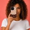 Sonique ���� Delulu Polka Era Series ��� Samsung Galaxy S25 Plus Coffee First
