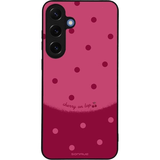 Sonique ���� Delulu Polka Era Series ��� Samsung Galaxy S25 Plus Top Cherry
