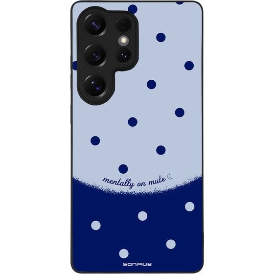Sonique ���� Delulu Polka Era Series ��� Samsung Galaxy S25 Ultra Blue Mentally