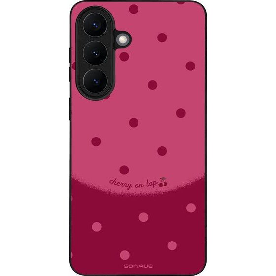 Sonique ���� Delulu Polka Era Series ��� Samsung Galaxy S26 Plus Top Cherry