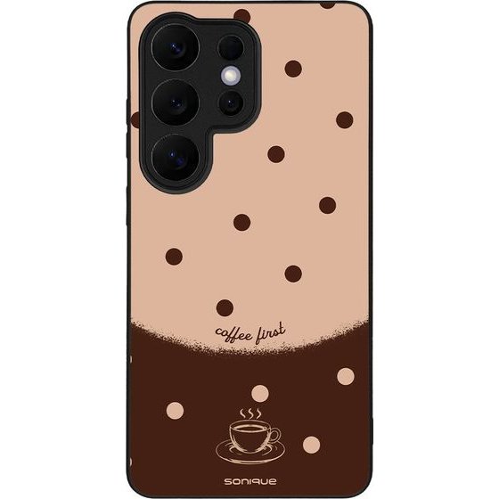 Sonique ���� Delulu Polka Era Series ��� Samsung Galaxy S26 Ultra Coffee First