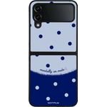 Sonique ���� Delulu Polka Era Series ��� Samsung Galaxy Z Flip 4 Blue Mentally