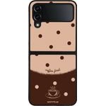 Sonique ���� Delulu Polka Era Series ��� Samsung Galaxy Z Flip 4 Coffee First