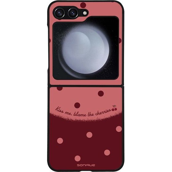 Sonique ���� Delulu Polka Era Series ��� Samsung Galaxy Z Flip 5 Blame Cherries