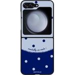 Sonique ���� Delulu Polka Era Series ��� Samsung Galaxy Z Flip 5 Blue Mentally
