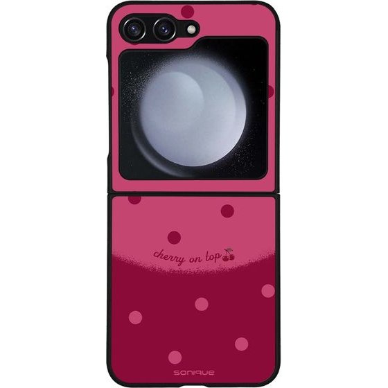 Sonique ���� Delulu Polka Era Series ��� Samsung Galaxy Z Flip 5 Top Cherry