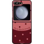 Sonique ���� Delulu Polka Era Series ��� Samsung Galaxy Z Flip 6 / Galaxy Z Flip 7 Fe 5G Blame Cherries