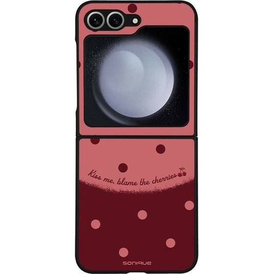 Sonique ���� Delulu Polka Era Series ��� Samsung Galaxy Z Flip 6 / Galaxy Z Flip 7 Fe 5G Blame Cherries