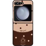 Sonique ���� Delulu Polka Era Series ��� Samsung Galaxy Z Flip 6 / Galaxy Z Flip 7 Fe 5G Coffee First