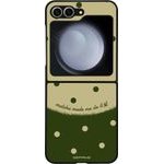 Sonique ���� Delulu Polka Era Series ��� Samsung Galaxy Z Flip 6 / Galaxy Z Flip 7 Fe 5G Delulu Matcha