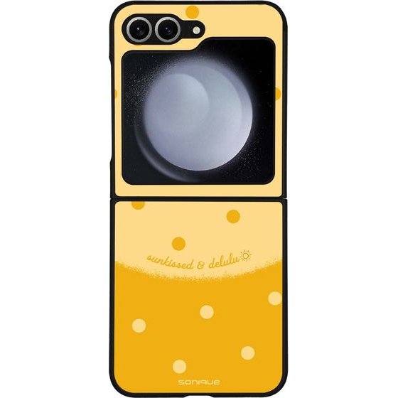 Sonique ���� Delulu Polka Era Series ��� Samsung Galaxy Z Flip 6 / Galaxy Z Flip 7 Fe 5G Delulu Sun