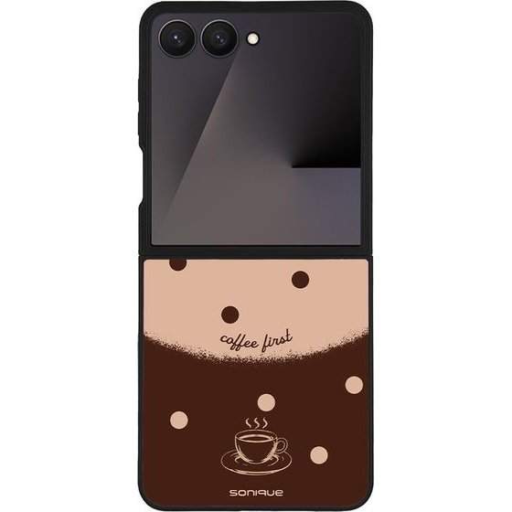 Sonique ���� Delulu Polka Era Series ��� Samsung Galaxy Z Flip 7 Coffee First