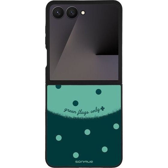 Sonique ���� Delulu Polka Era Series ��� Samsung Galaxy Z Flip 7 Green Flags