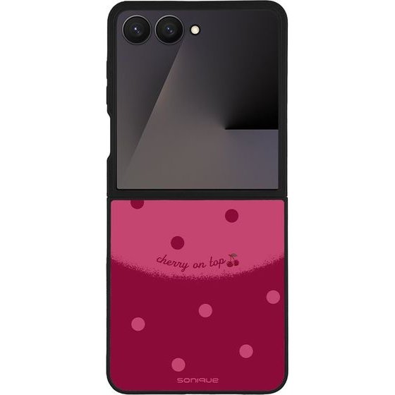 Sonique ���� Delulu Polka Era Series ��� Samsung Galaxy Z Flip 7 Top Cherry