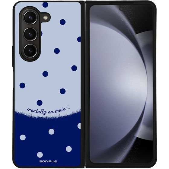 Sonique ���� Delulu Polka Era Series ��� Samsung Galaxy Z Fold 5 Blue Mentally