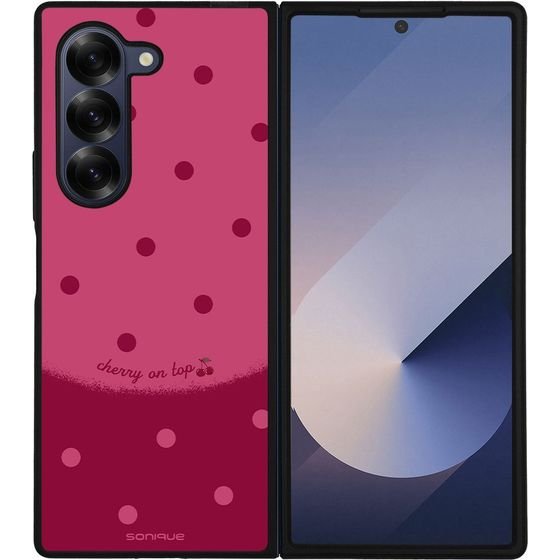 Sonique ���� Delulu Polka Era Series ��� Samsung Galaxy Z Fold 6 Top Cherry