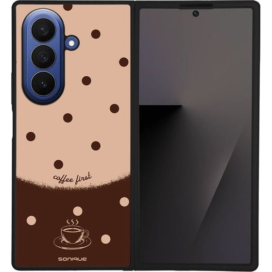 Sonique ���� Delulu Polka Era Series ��� Samsung Galaxy Z Fold 7 Coffee First