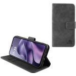 Lime Successories Lime Essential ���� Motorola Moto G17 XT2623-2 6.72in Magnet Book Stand Clip GREY