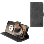 Lime Successories Lime Essential ���� Motorola Moto G77 5G 6.78in Magnet Book Stand Clip GREY