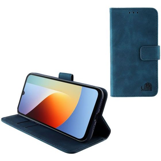 Lime Successories Lime Essential ���� Xiaomi Redmi A7 Pro 4G 6.9in Magnet Book Stand Clip Dark BLUE