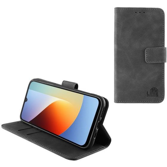 Lime Successories Lime Essential ���� Xiaomi Redmi A7 Pro 4G 6.9in Magnet Book Stand Clip GREY
