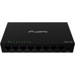 Lanberg Switch 8X 1GB/S Unmanaged Gigabit Ethernet Desktop 12V (Metal CASE) - (DSM1-1008)