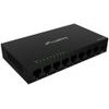 Lanberg Switch 8X 1GB/S Unmanaged Gigabit Ethernet Desktop 12V (Metal CASE) - (DSM1-1008)