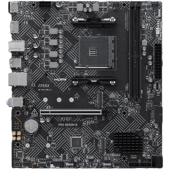 MSI Pro B550M-B Motherboard - (7D14-023R)