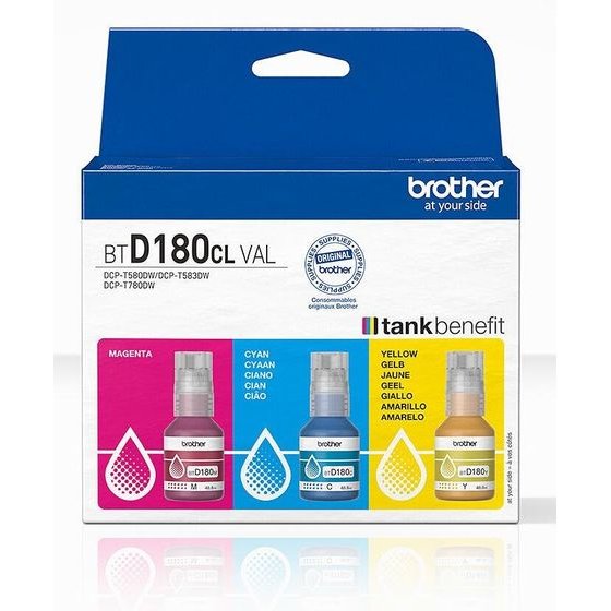 Brother Ink / C,M,Y - (BTD180CLVAL)