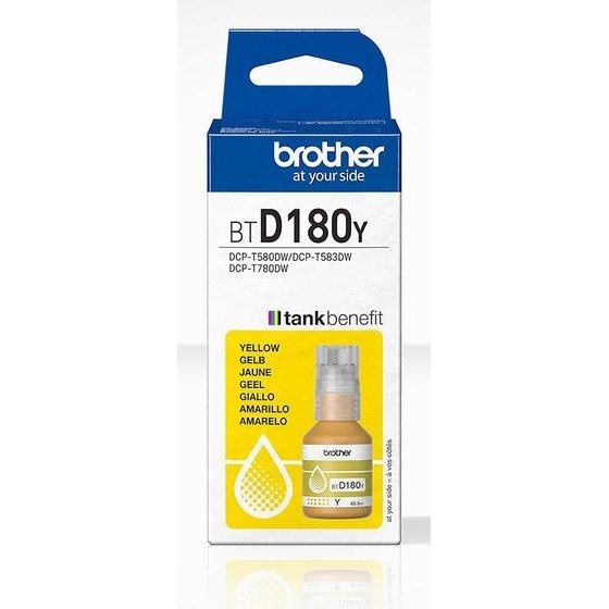Brother Ink / Yellow - (BTD180Y)