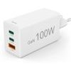 HAMA Wireless Charger USB-C USB-A 100W / White - (00201997)
