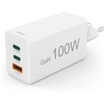 HAMA Wireless Charger USB-C USB-A 100W / White - (00201997)