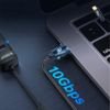 Orico CAF31 USB-C - USB-A 3.1 Gen 2 10GBps 30cm Otg Adapter - Black -CAF31-03-BK-Bp - (ORICO-CAF31-03-BK-BP-HU)