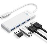 Orico PAPW4A-C3 Usb Hub 4-Port 4x USB-A 3.0 1 m - White -PAPW4A-C3-10-WH-Ep - (ORICO-PAPW4A-C3-10-WH-EP)