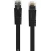 Orico PUG-C6B CAT6 1000MBps RJ45 Ethernet Network Cable, Flat LAN, 5m - Black -PUG-C6B-50-BK-Ep - (ORICO-PUG-C6B-50-BK-EP-HU)